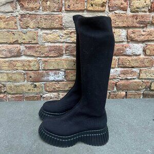 Camper BCN TENCEL® Black Textile Mid Boots